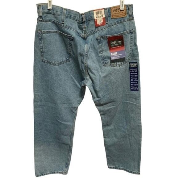 Signature Levi NEW NWT Mens W40 L30 Regular Classic Fit - Picture 2 of 10